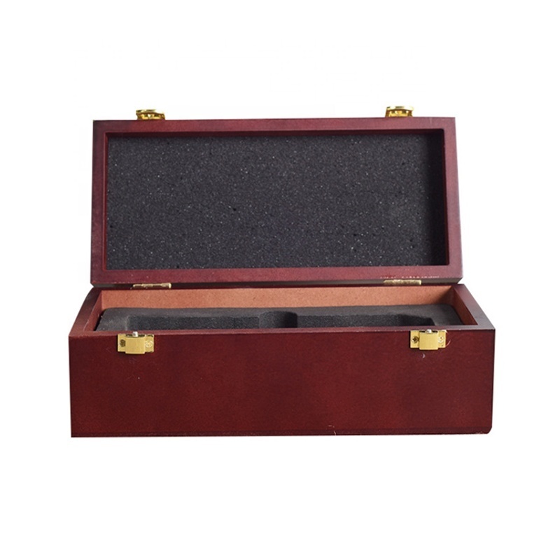 Premium Wooden Keepsake Box - Large Walnut Storage Box with Hinged Lid and Dual Latch Enclosure for Better Preservation