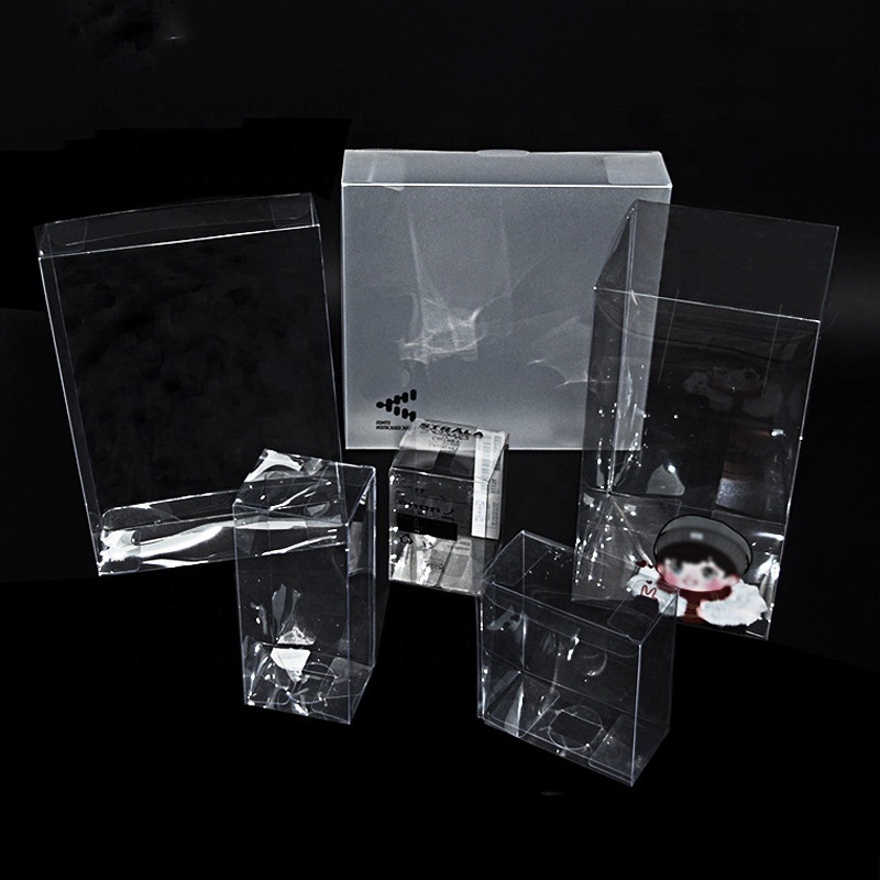 Transparent PVC box can be customized Plastic transparent PVC gift box Makeup makeup tools toys brush candy pvc plastic box