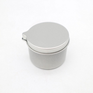 1.5OZ silver customizable logo candle jar with pouring spout candle tins with lid