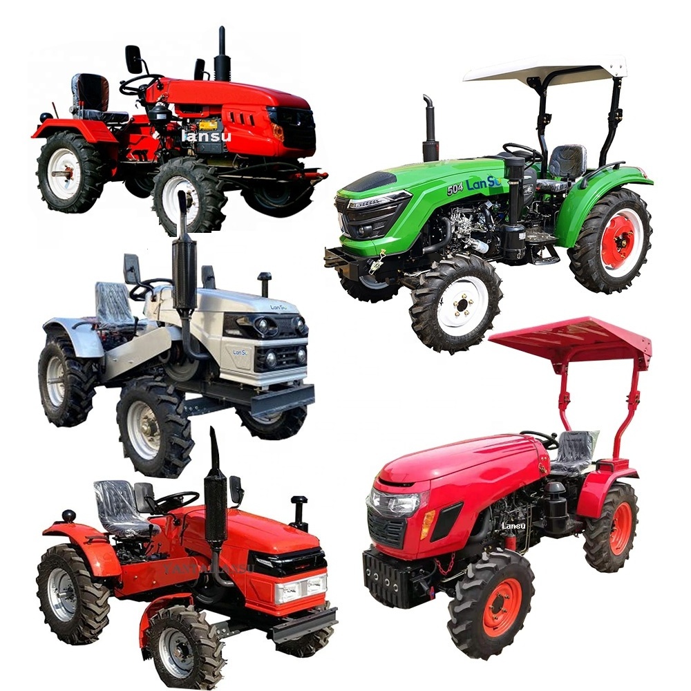 small agricultural 55hp 4wd mini 4*4 farm tractor trucks price