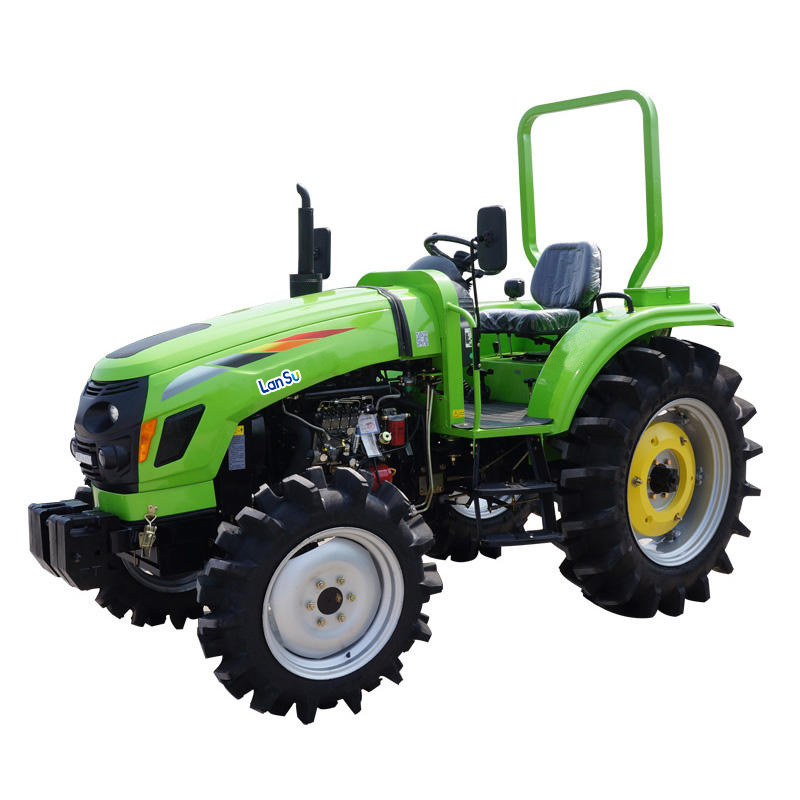 Compact 4ED 60HP tractor with loader and backhoe tracked mini electric tractor grass cutter tractor