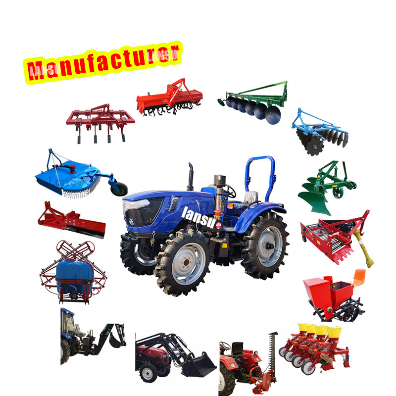 Four-wheel drive mowing  tractor walking tires tractor speedometer gruas para tractores agricolas