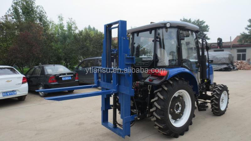 farming machine 120hp ld yto diesel  tractor 4x4 tire 8.3x20 9.5x22 with trencher and agriculture implements front loader