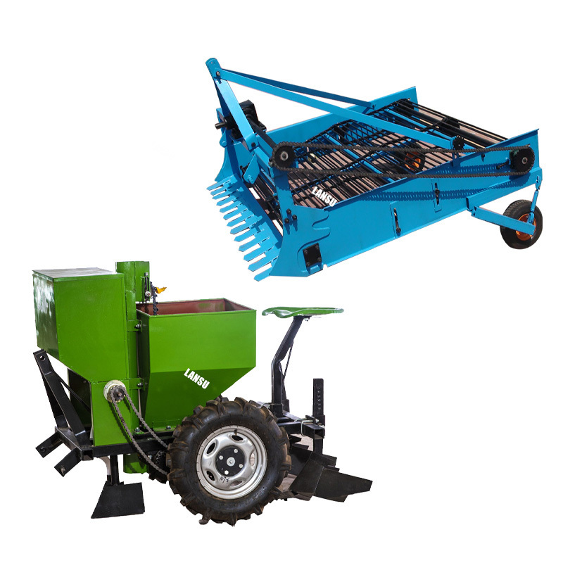 Potato combine harvester digger machine/ Potato Planter /single row manual seeder sieve webs for potato harvesters