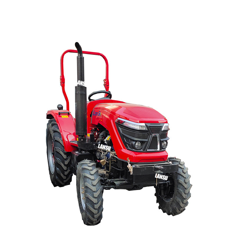 Small farm tractor 25hp 30hp 35hp 40hp mini used tractor with front end loader and backhoe tractor grader attachment