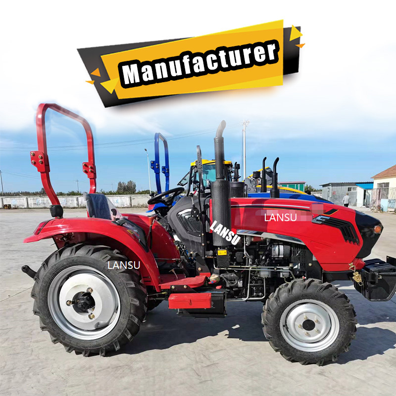 Mini tractor 100HP 4 wheels mini farm tractor micro trators agricultural machinery parts  tractor driven pto generator