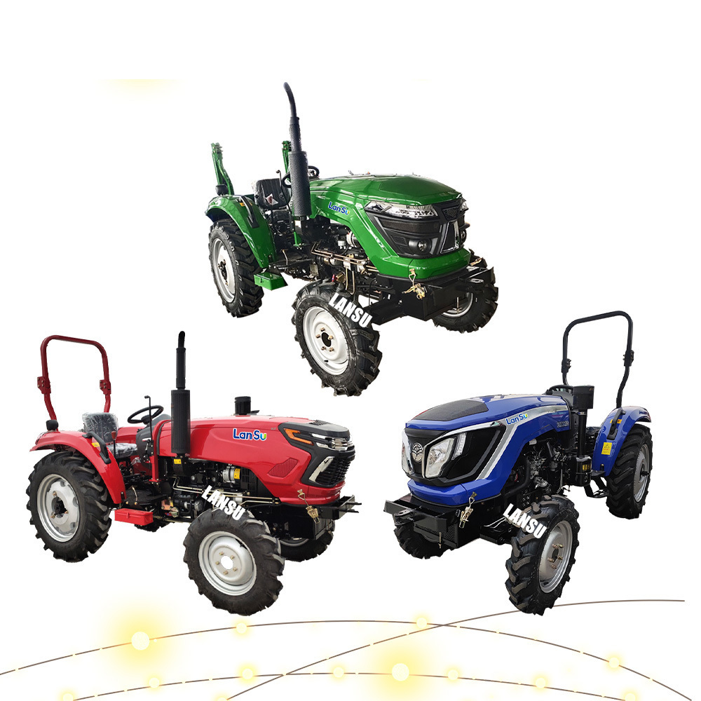 Multifunctional Farming 2WD 4WD Small Wheeled mini tractor with plow portable hand mini tractor farm tractor with plow