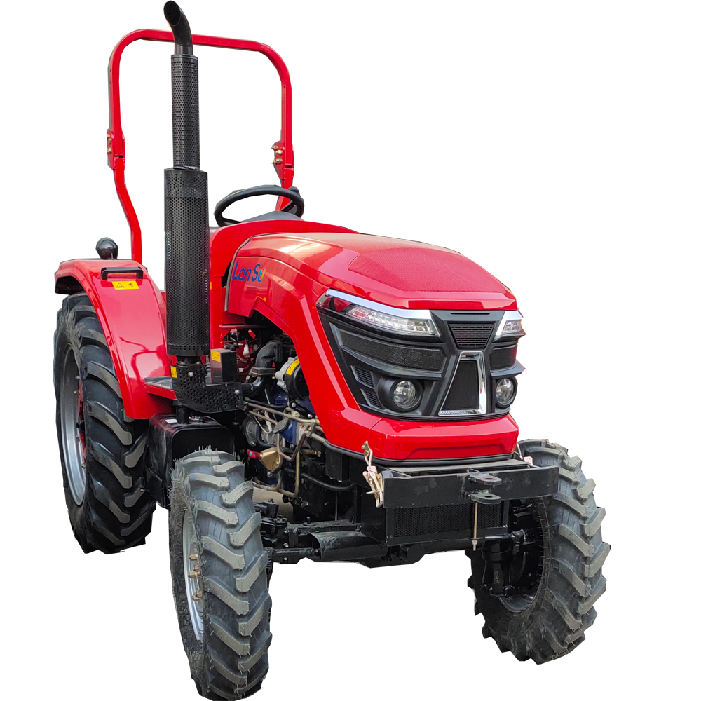 Compact 4ED 60HP tractor with loader and backhoe tracked mini electric tractor grass cutter tractor