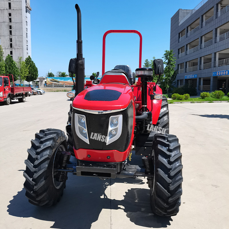 China Hot Sale Farm 4X4 Wheel 4WD 40HP 50HP 60HP 70HP 90HP 100HP Tractor Front Loader Farm Tractor Price Garden Tractor