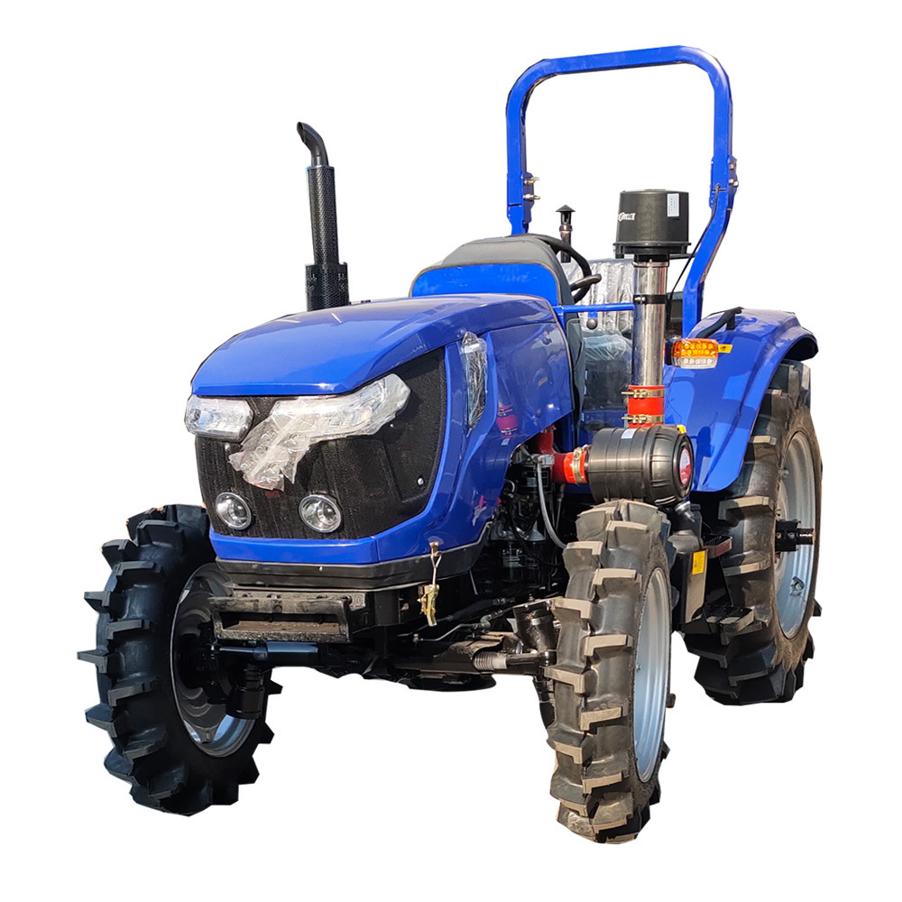 Compact 4ED 60HP tractor with loader and backhoe tracked mini electric tractor grass cutter tractor