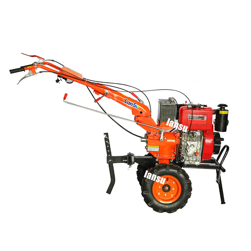 China weeding machine power weeder backpack rotary tiller tractor crawler rotary tiller multi purpose tractor tiller