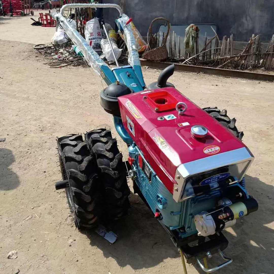 CE diesel electrcic farm two wheel mini  farm tractors motocultor power tiller manual hand tractor walking tractor