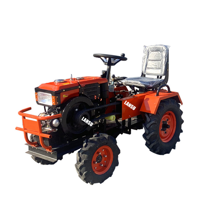 Lansu Factory Price 4 Wheels Drive Tractor Agricultural Farm Tractor Hot Sale