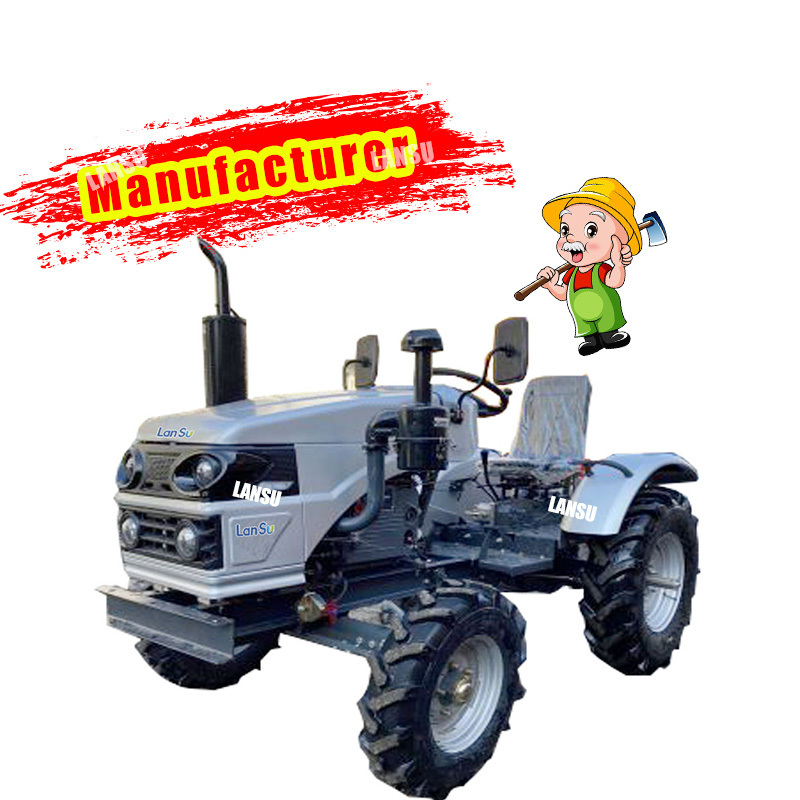 High quality four-wheel tractor 12&15 horsepower small agricultural four-wheel tractor mitsubishi tractors door lock