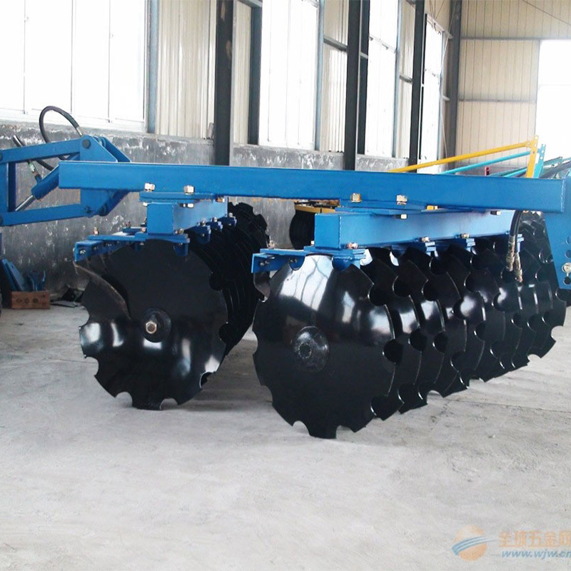 Farm machinery agriculture hydraulic disc harrow 24 blades mini offset heavy duty disk rotary tractor power harrow for sale