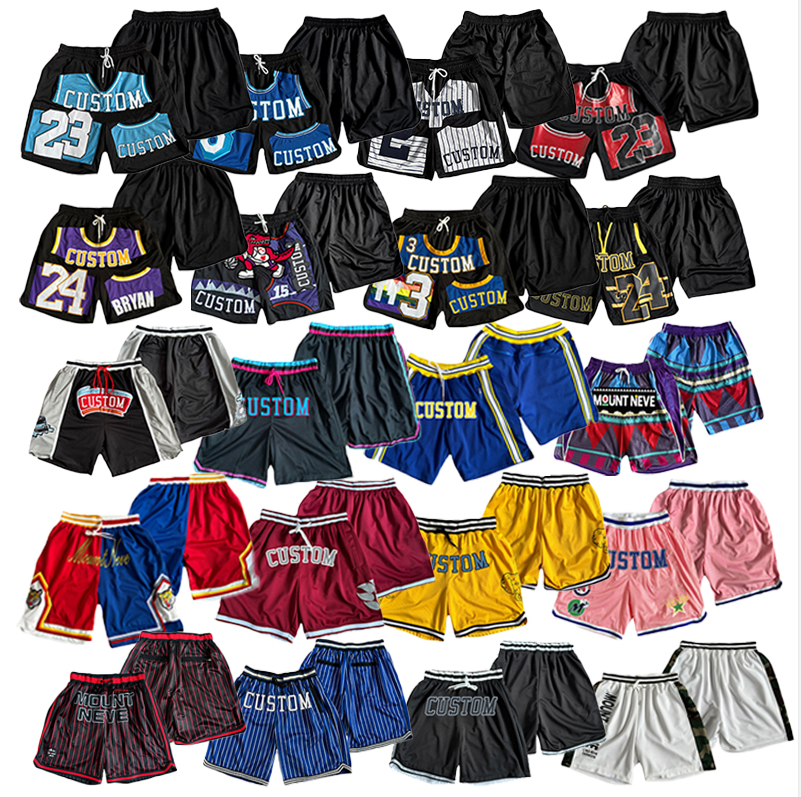 Custom Men Jerseys Sport Basket Ball Reversible Vest Clothes Colorful Mens Mesh Basketball Jersey Baseball Uniform Wear Shorts