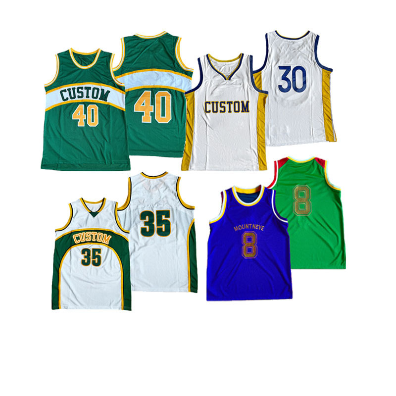 Custom Men Jerseys Sport Basket Ball Reversible Vest Clothes Colorful Mens Mesh Basketball Jersey Baseball Uniform Wear Shorts