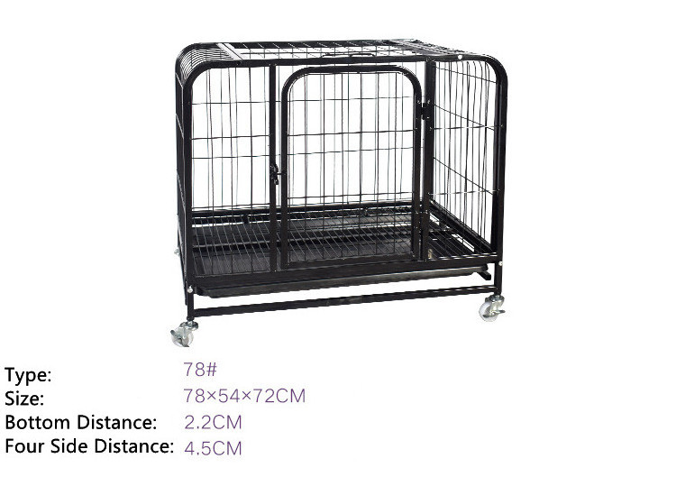 heavy duty dog kennels with wheels and lock pet products cage pet dog kennels