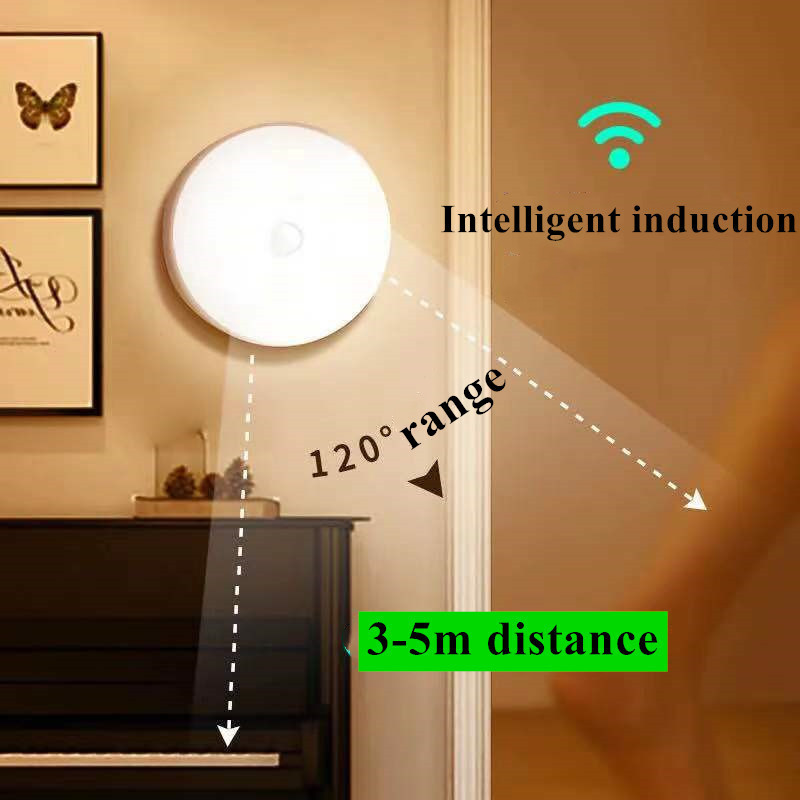 Induction light Intelligent LED night light charging household lamp control corridor closet bedroom light