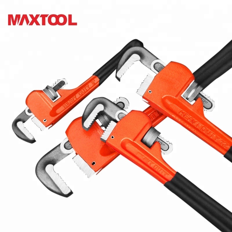 45# Carbon Steel Drop Forged Heavy Duty Adjustable Pipe Wrench