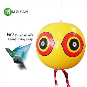 40cm diameter anti bird  pigeon sparrow crow Inflatable scare repeller  terror eye balloon