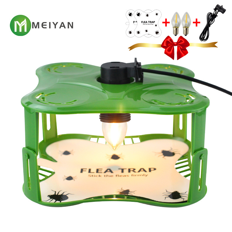 Indoor with Light Refills and Sticky Pads Electronic Flea Killer Flea trap flea lamp insect trap lamp