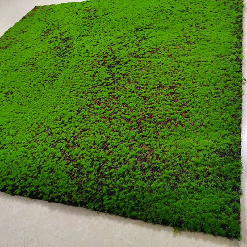 Wholesale Natural Color Preserved Artificial Moss Grass Turf Landscape For Garden Greenery Wall Decoration