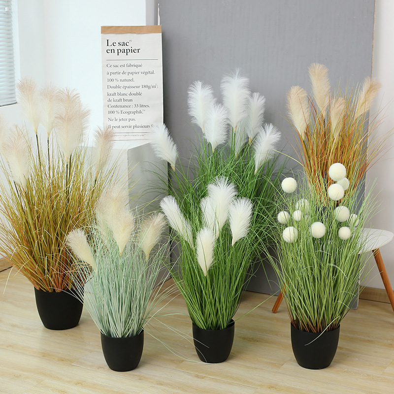 Hot Sales Popular Cheap Artificial onion grass dog tail grass artificial onion grass decorative plants from china wholesale