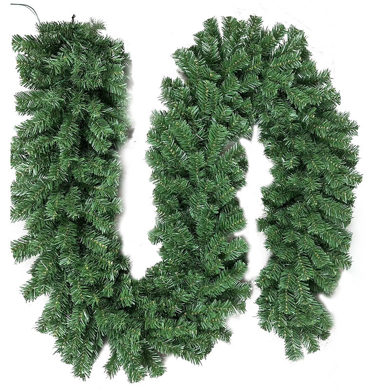 Hot sale Rattan Artificial Christmas Garland Christmas Holiday Room Market Decoration Garland arbol de navidad