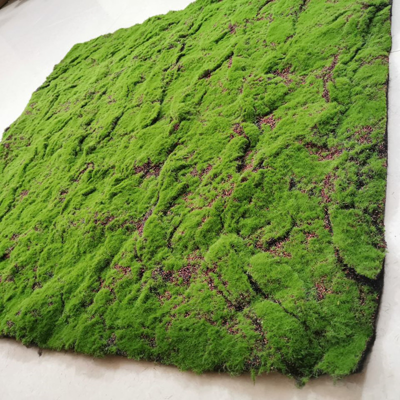 Wholesale Natural Color Preserved Artificial Moss Grass Turf Landscape For Garden Greenery Wall Decoration