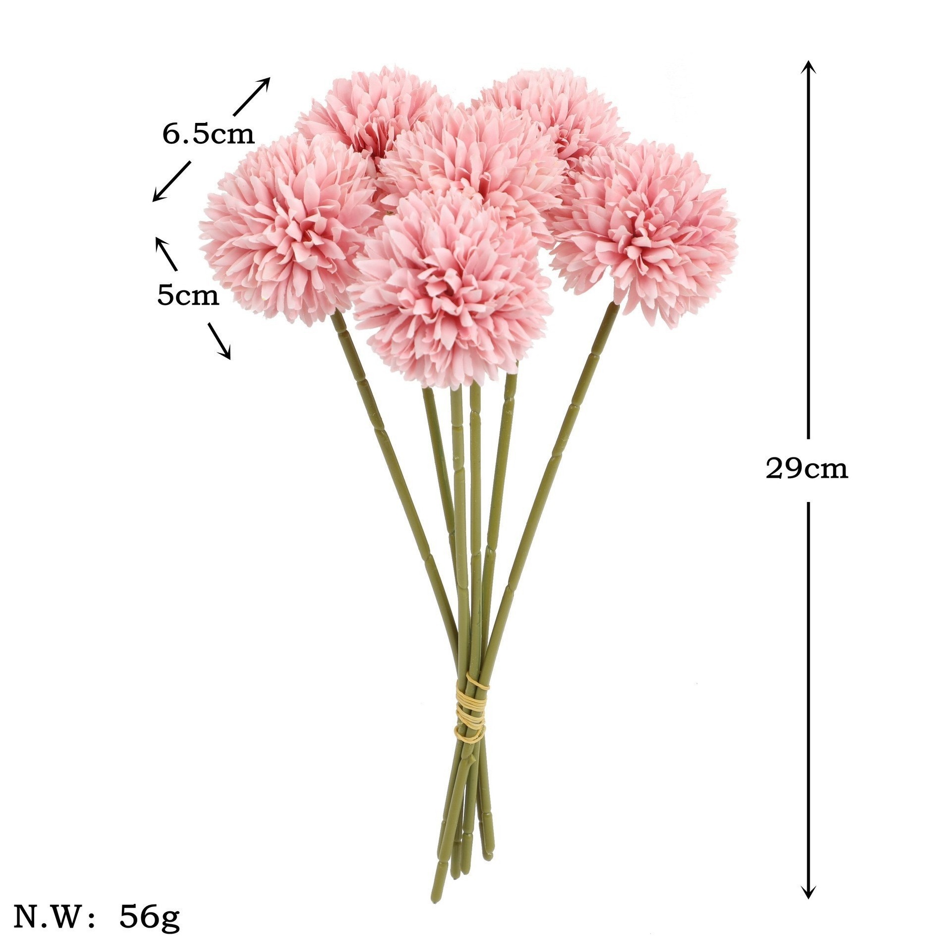 Ping Pong Daisies Floral Arrangements Artificial Flower Decoration for Home Wedding Decoration