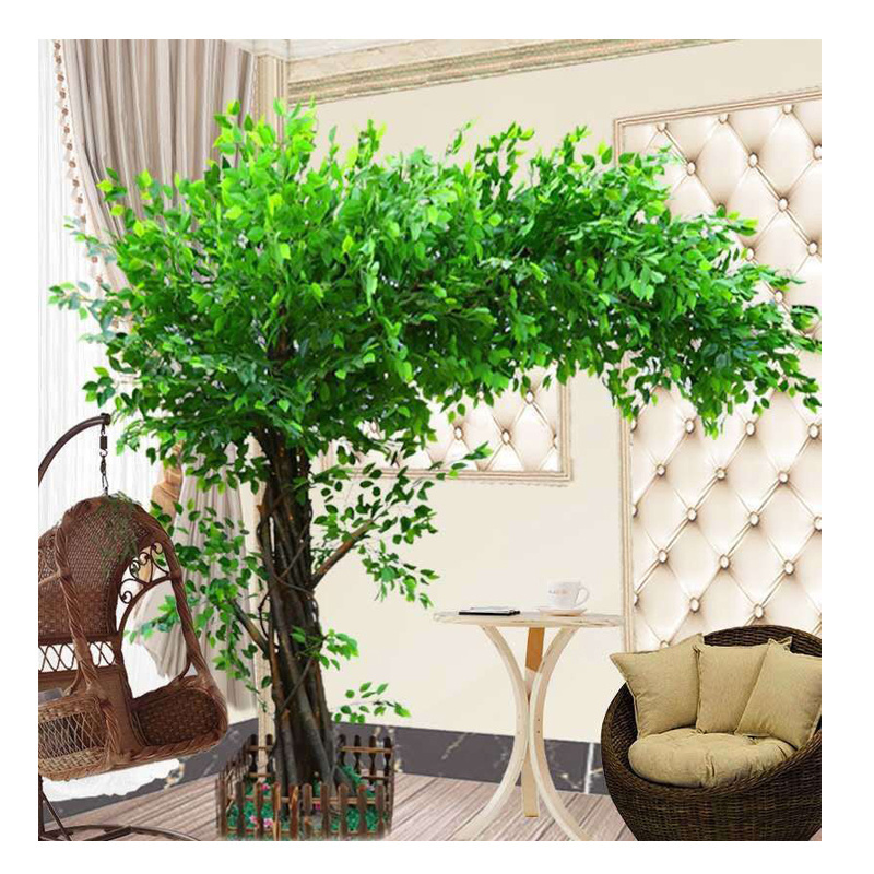 JZ-314 Nordic Style Indoor Ornamental wedding Decor Simulated Green Little Plastic Fake Plant Tree Faux Artificial Olive Tree