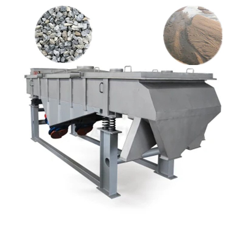 Multilayer Perlite Screening Mechanical Linear Vibrating Sieve Machine