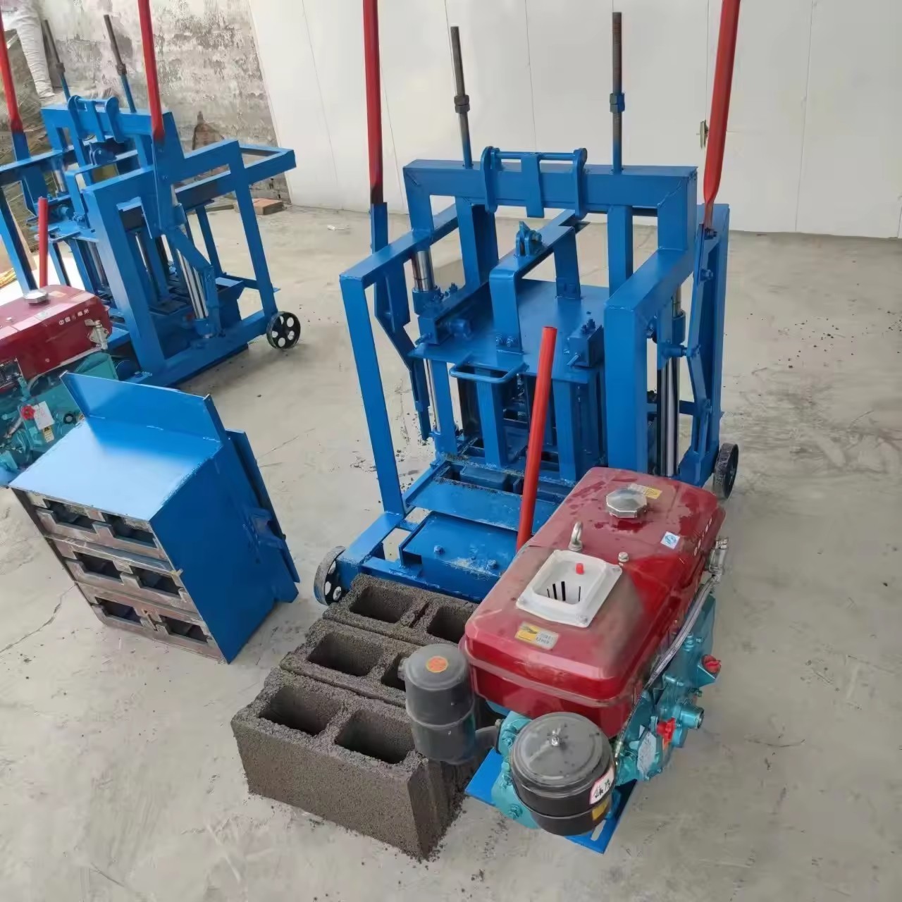 hydraulic inter locking block making machines cement block machine block machine making automatic