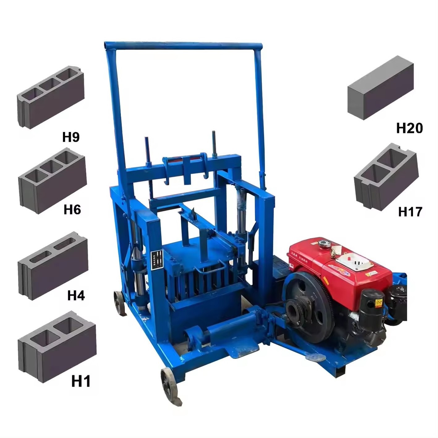 hydraulic inter locking block making machines cement block machine block machine making automatic