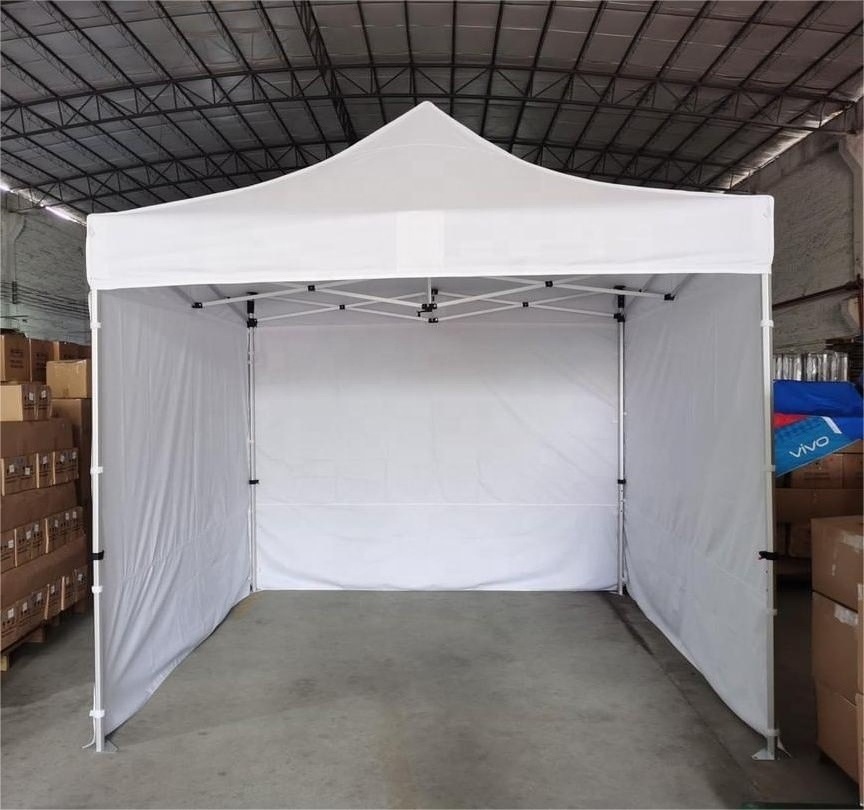 Custom industrial commercial aluminium frame gazebo tent 3 x 6 with sidewall for europe market trade show tent outdoor