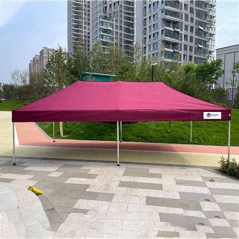 Custom Printing Advertising Gazebo Easy Collapsible Pop Up Canopy Trade Show Tent Dual Top Commercial 10x20 Outdoor Canopy Tent