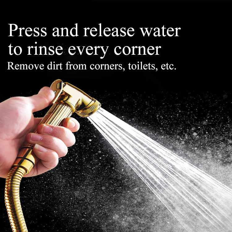 Bathroom Shower System Black Gold Mixer Faucet Hot Cold Bathroom Tap Thermostatic Shower Set