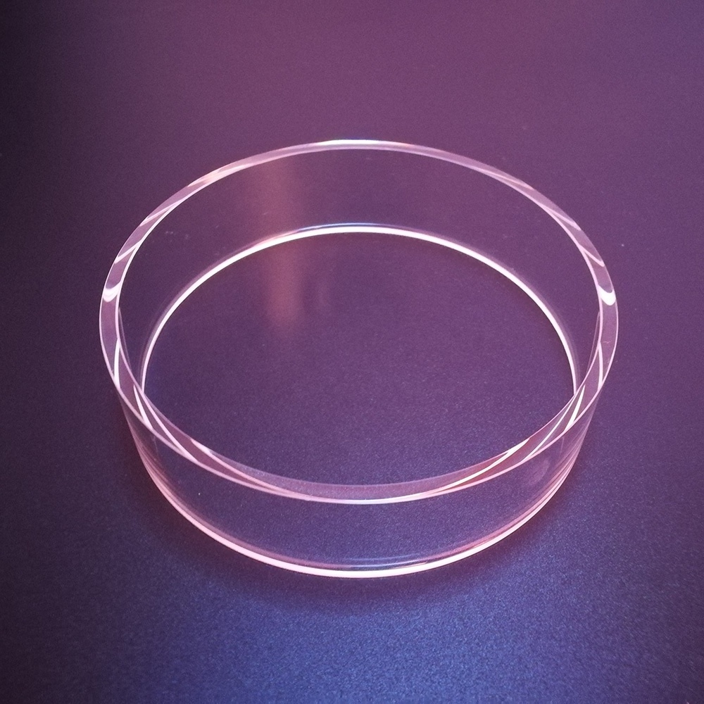 Transparent High Temperature  Resistance Polished flange Quartz Rings Clear Glass Fused Silica Tube