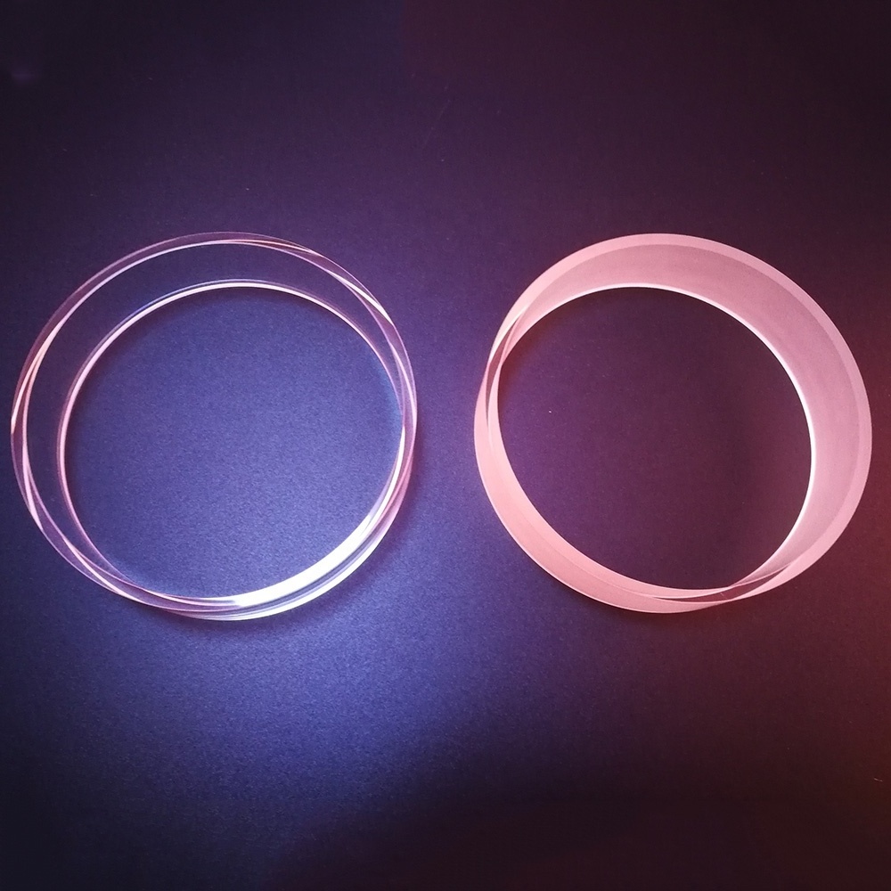 Transparent High Temperature  Resistance Polished flange Quartz Rings Clear Glass Fused Silica Tube