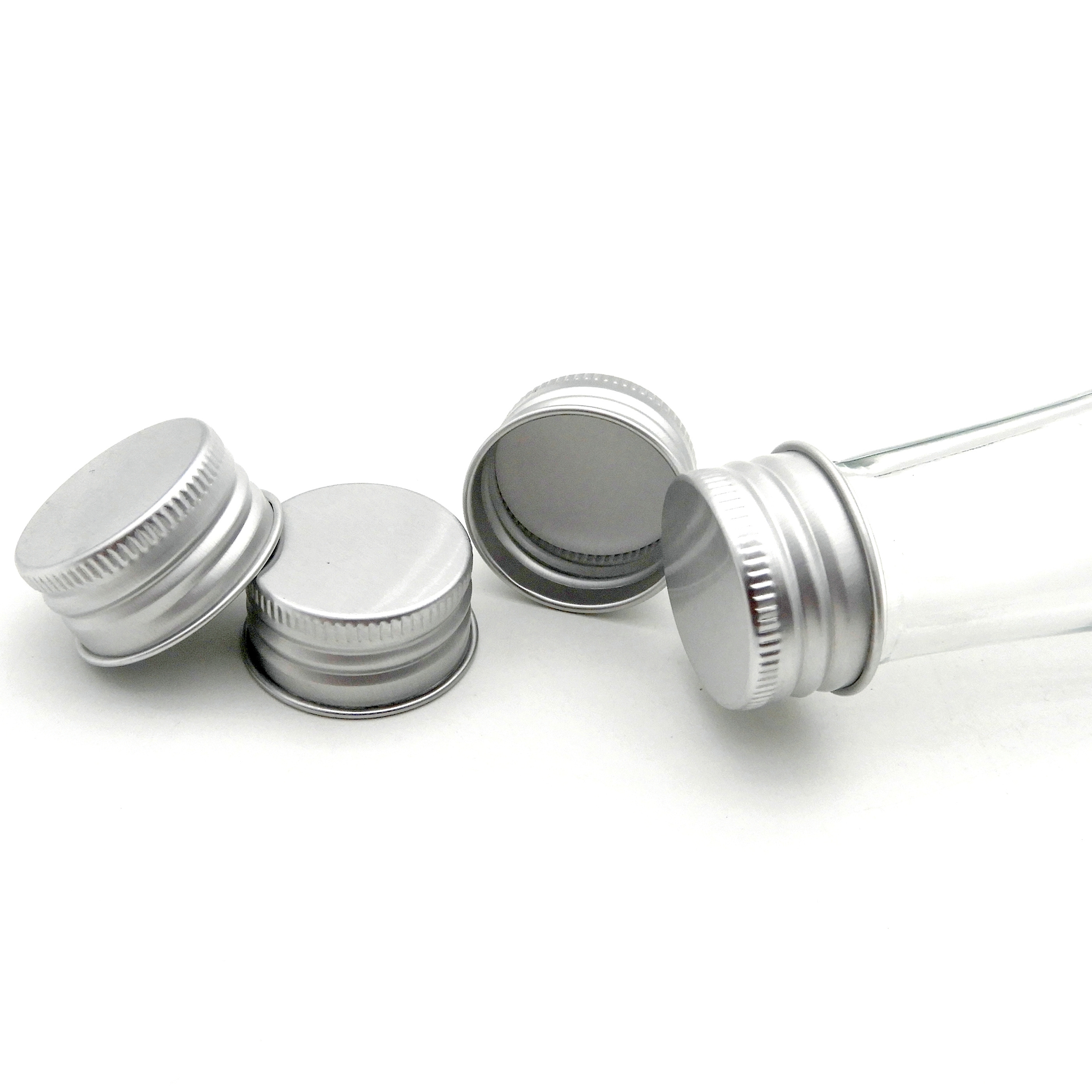 One Stop Service 28 mm White Golden Silver 28mm Aluminium Cap Metal Screw Caps