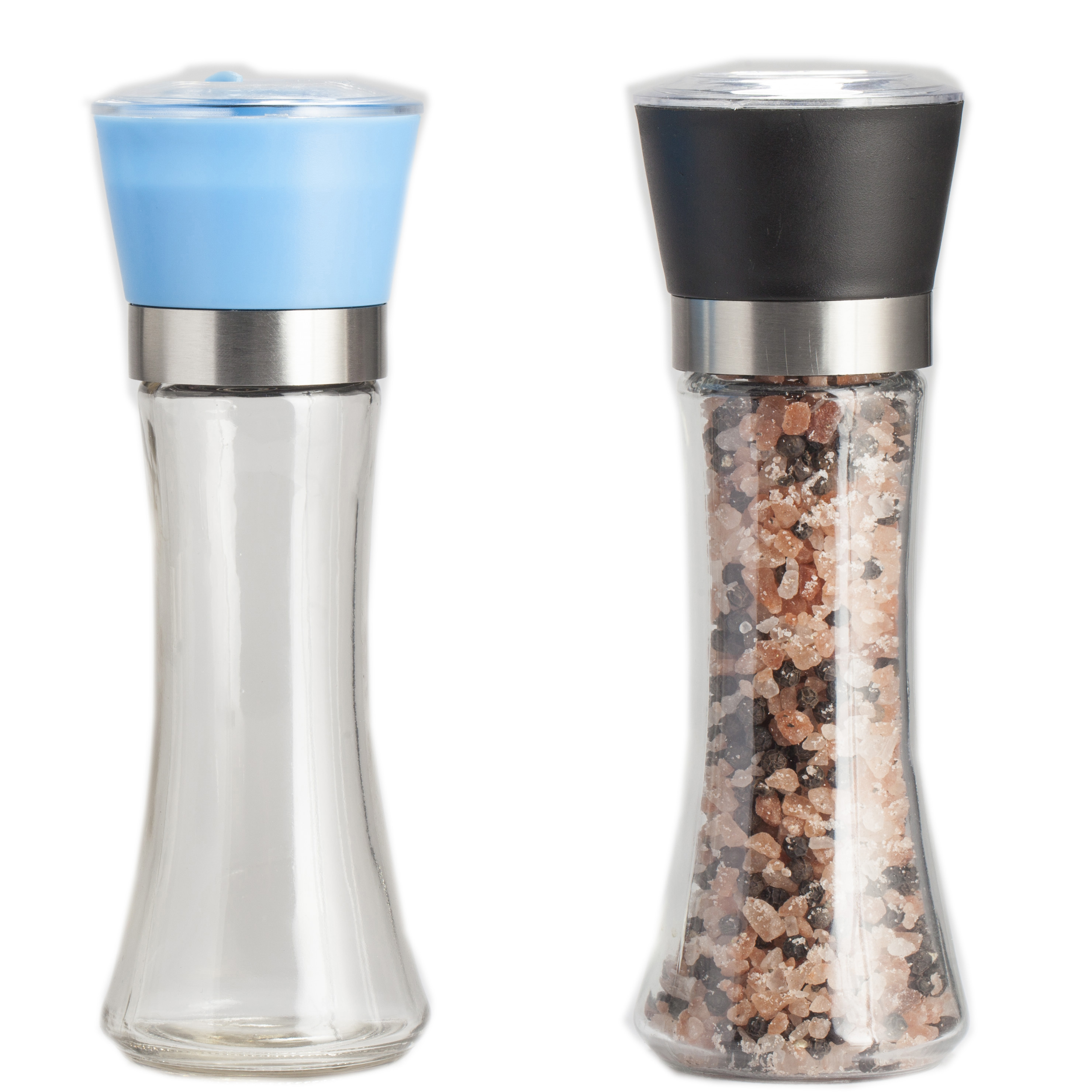 kitchen Himalayan Salt Pepper Grinder Glass 180ML Spice Grinder