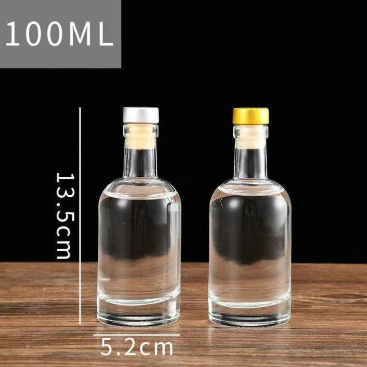 Factory Outlets Mini 100 ml Liquor Glass Bottles for Olso 100ml Vodka Bottle