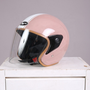 custom design motorcycle helmet 3/4 open motorcycle helmet