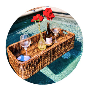 Luxury Floating Serving Tray,Swimming Pool Floating Drink Holder,Floating Tray for Pool Serving Drinks, Brunch