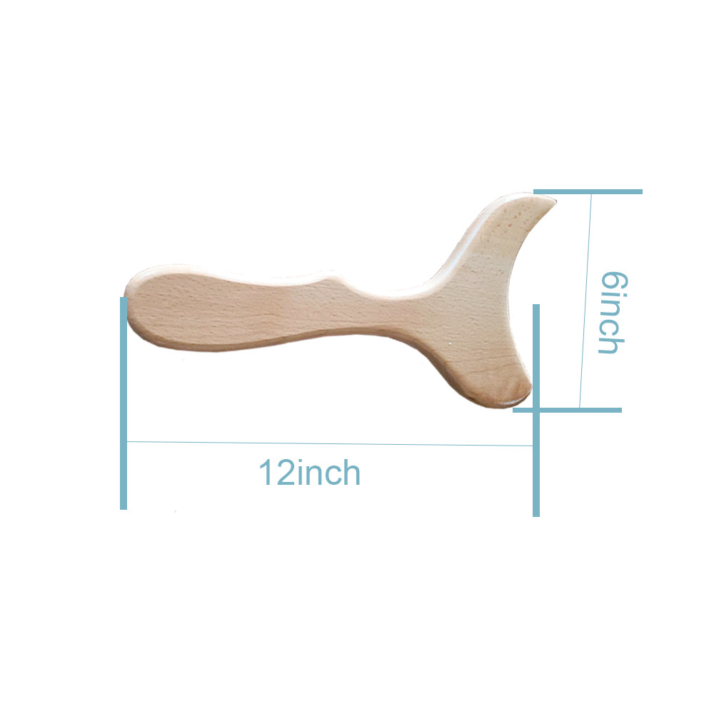 Wooden GuaSha Tools Wooden Lymphatic Drainage Tool Anti Cellulite Massage Tool use for Massage