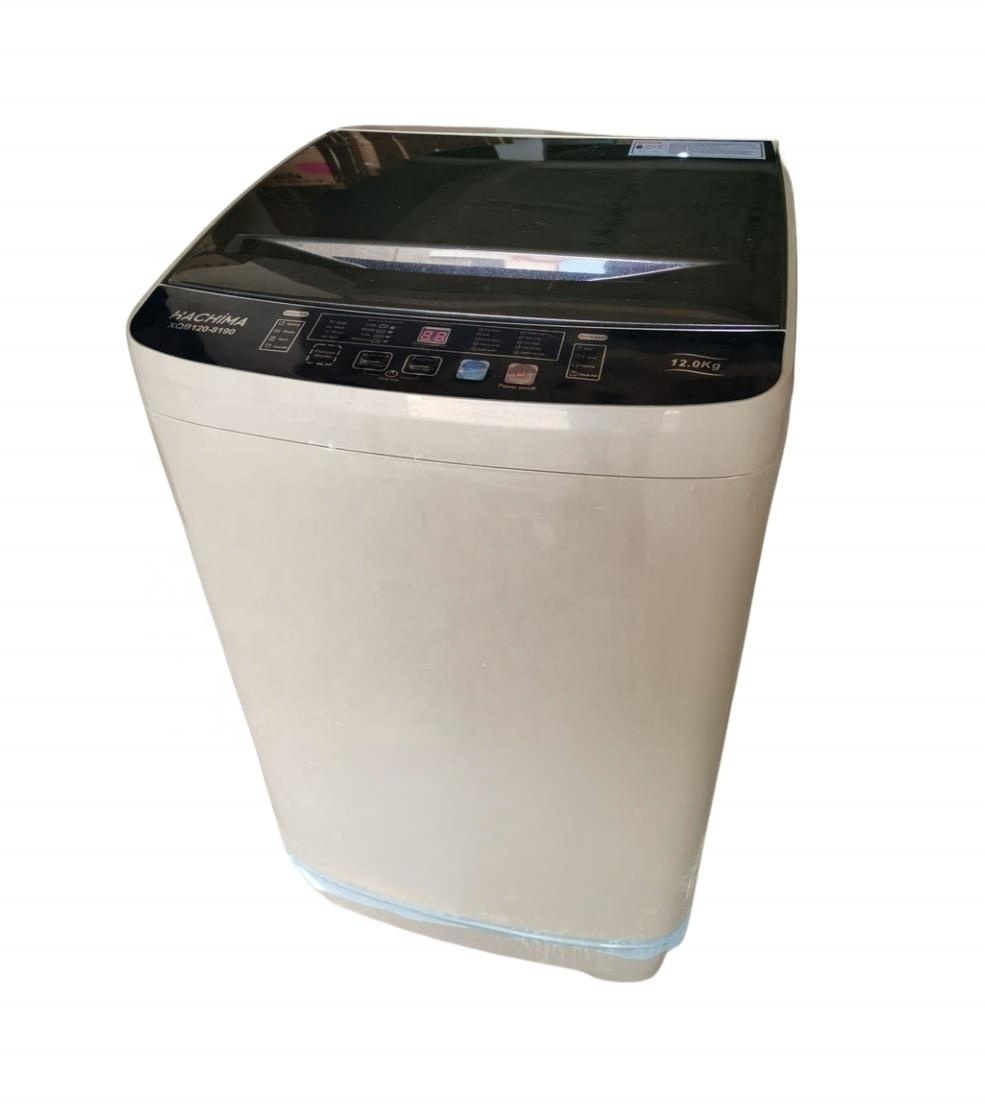 wholesale big capacity top load 12kgs LED touch screen multi purpose wave washer automatic washing machine with dryer