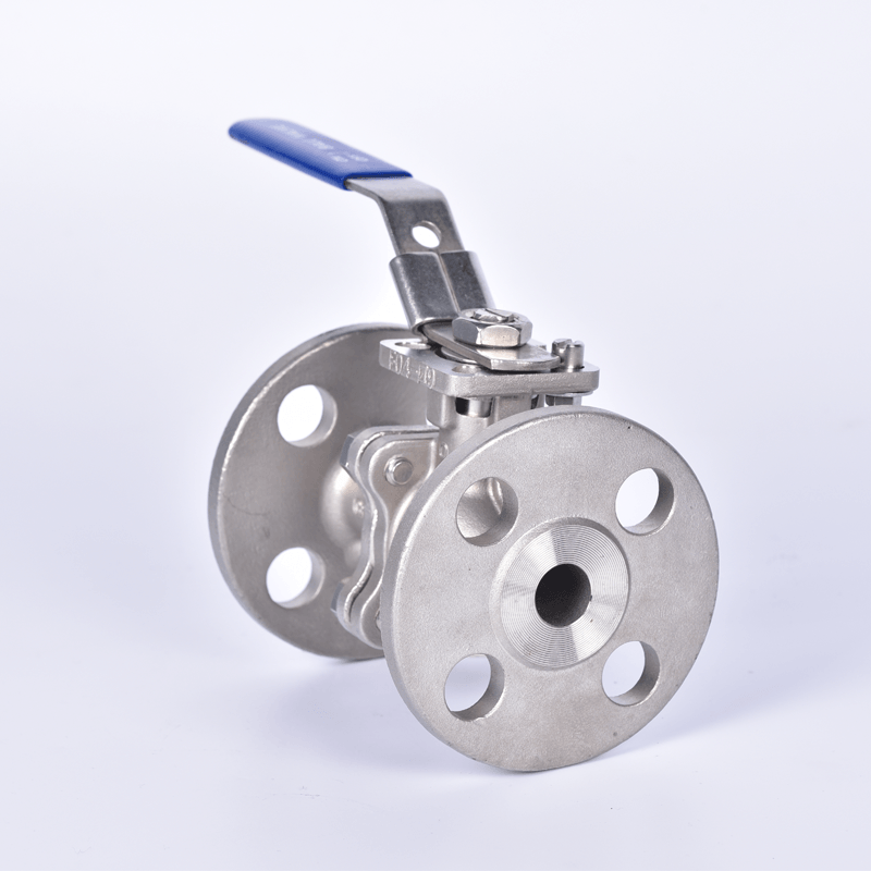 SS316 2PC American standard 150LB flange  ball valve with  ISO5211 Mounting Pad