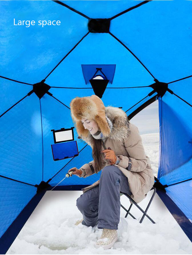 Ice fishing tent Winter house fishing tent Warm weather snow  thickened cotton  camping