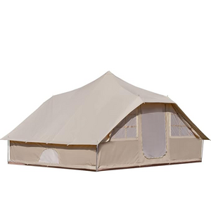 Customized Wholesale Inflatable Air Family Cabin Canvas Outdoor Glamping Camping Tent with Pump for Outdoor Enthusiasts